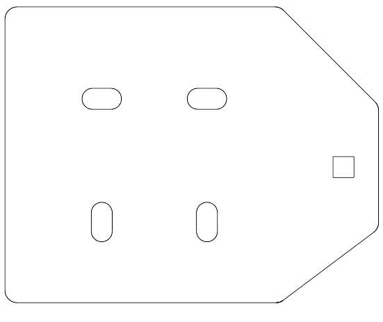 ARTICULACION PARA BANDEJA DE ESCALERA